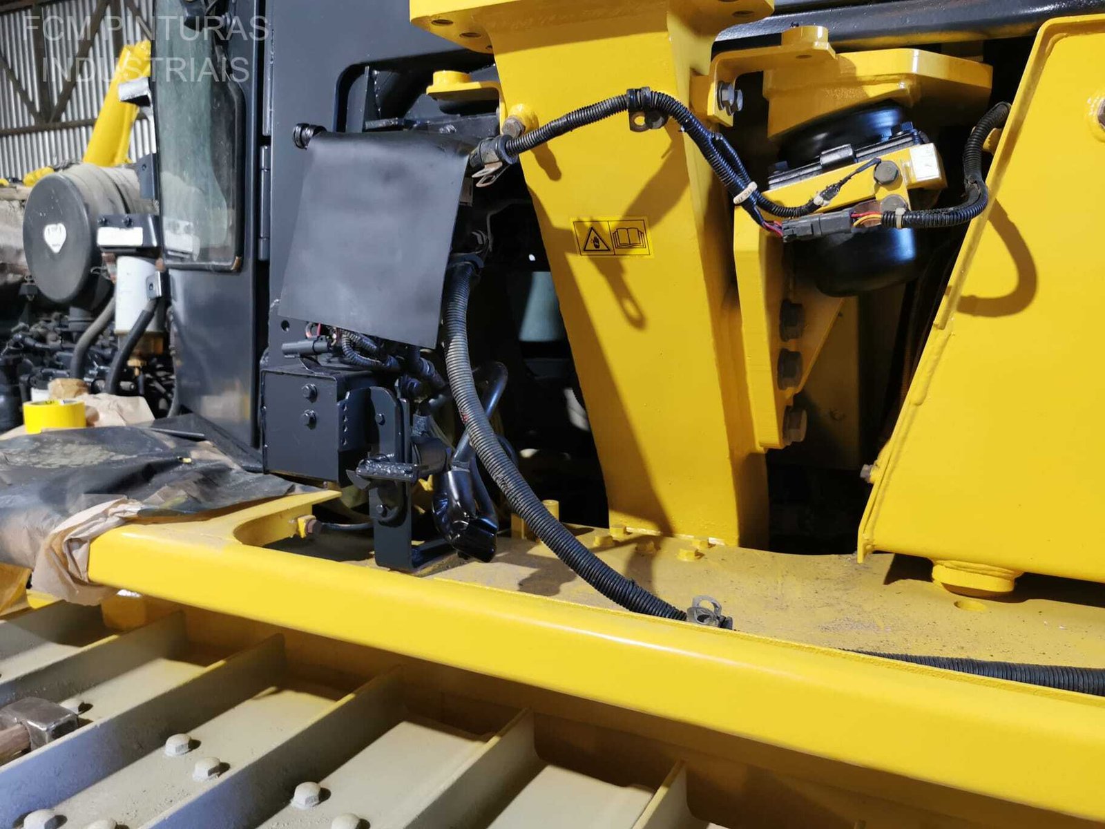 Bulldozer durante
