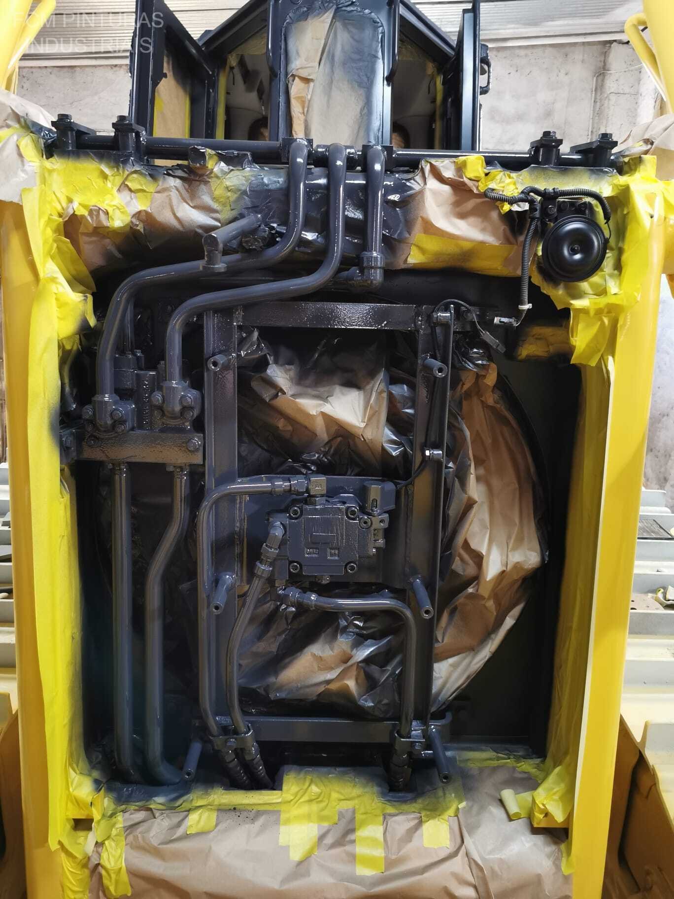 Bulldozer durante