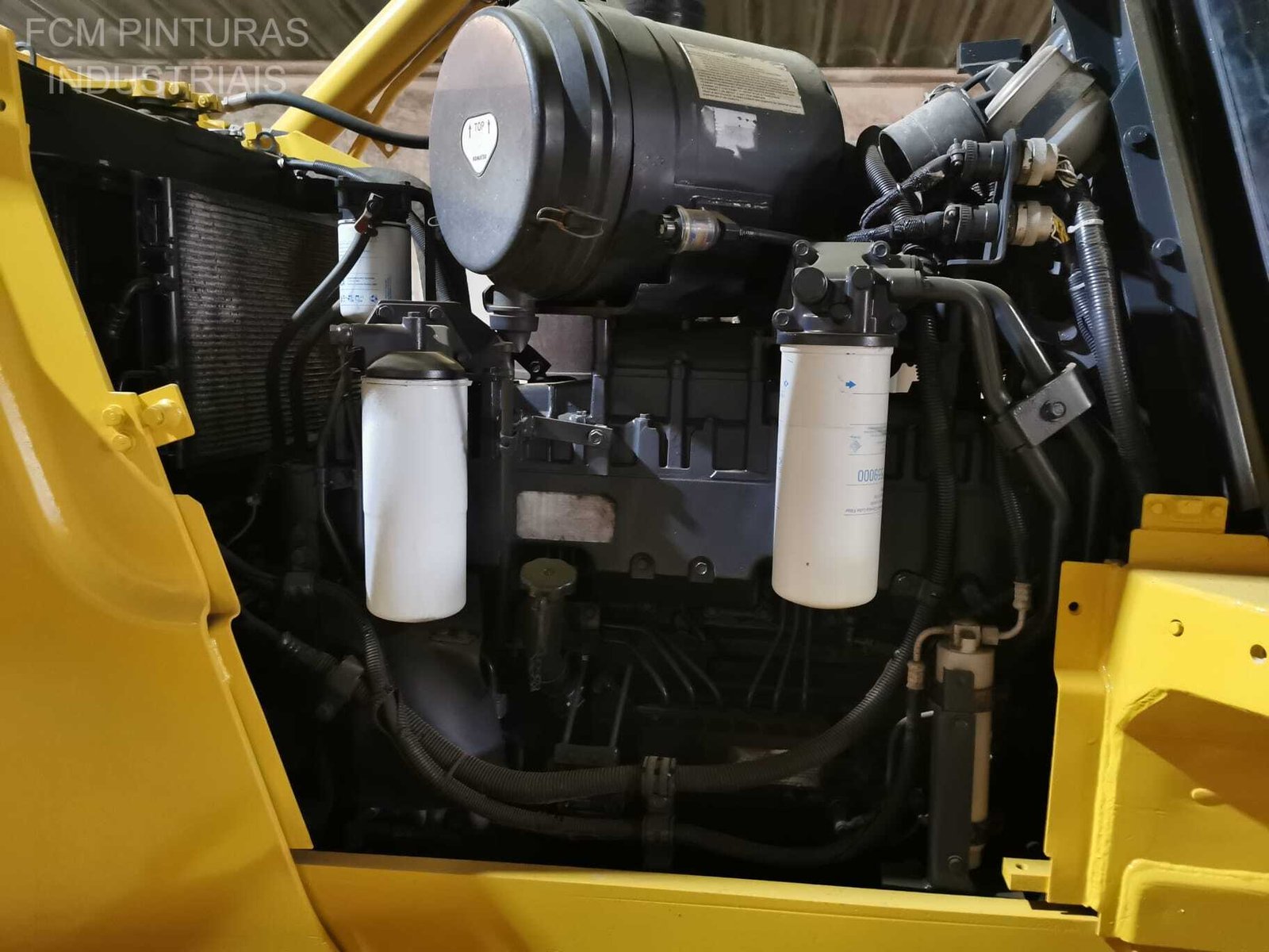 Bulldozer durante