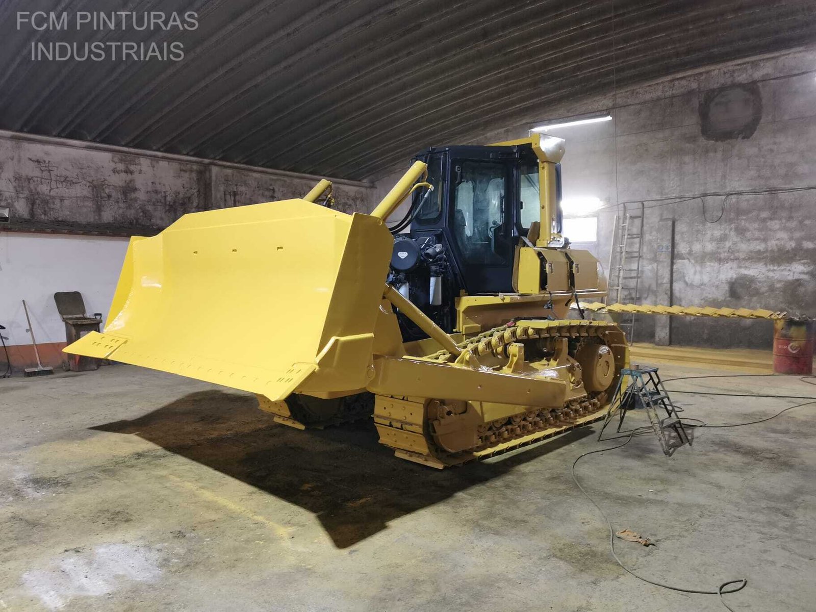Bulldozer durante