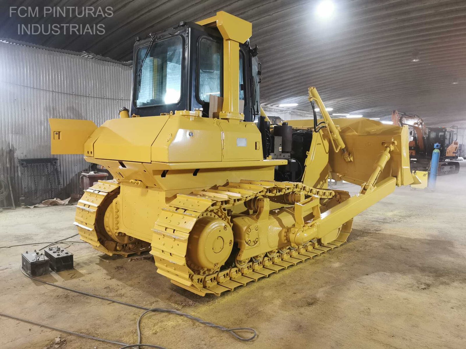 Bulldozer durante
