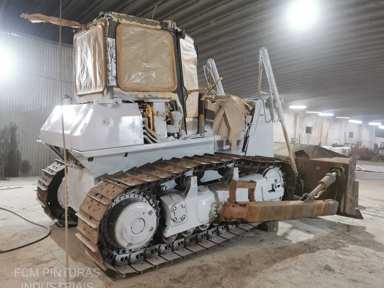 Bulldozer durante