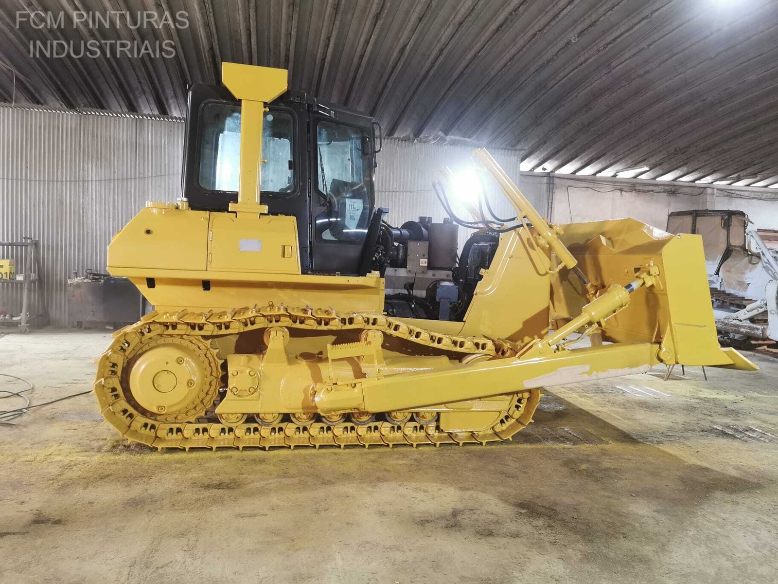 Bulldozer durante