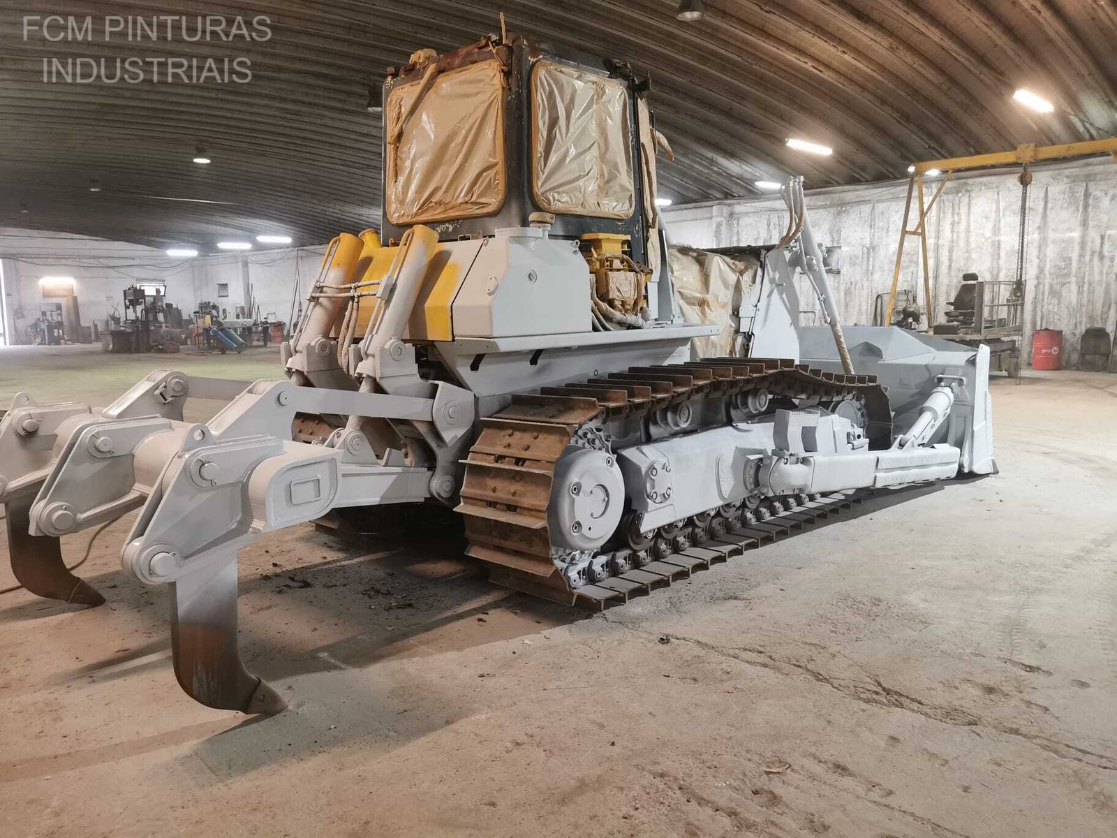 Bulldozer durante