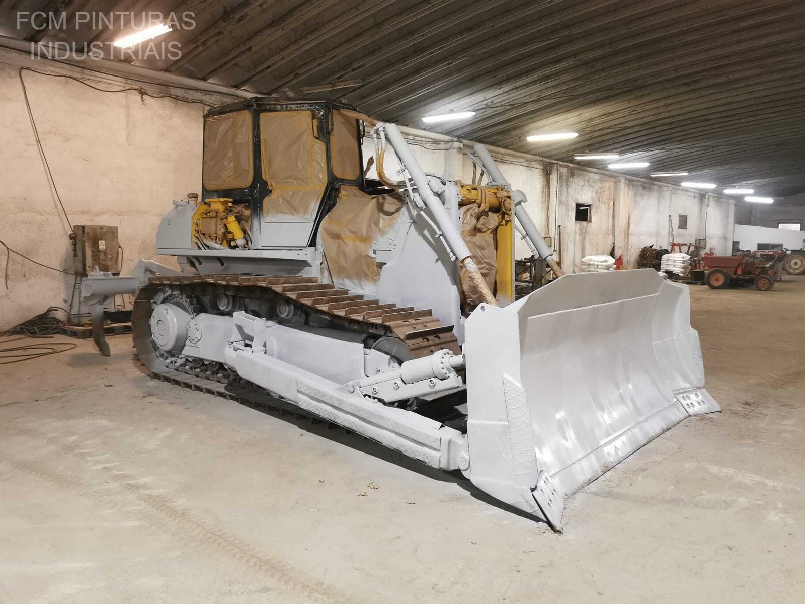 Bulldozer durante