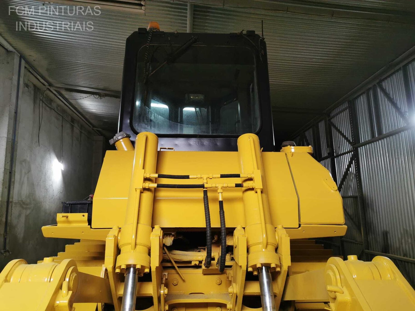 Bulldozer durante