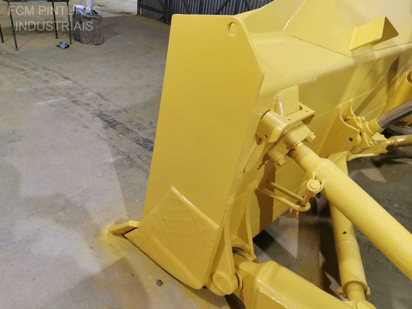 Bulldozer durante